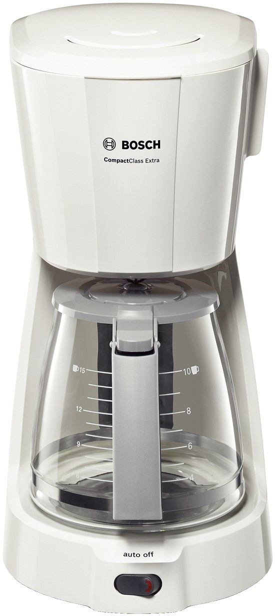 TKA3A031 Filterkaffeemaschine 900-1100W 1,25l Aromaschutz-Glaskanne (Grau, Weiß)