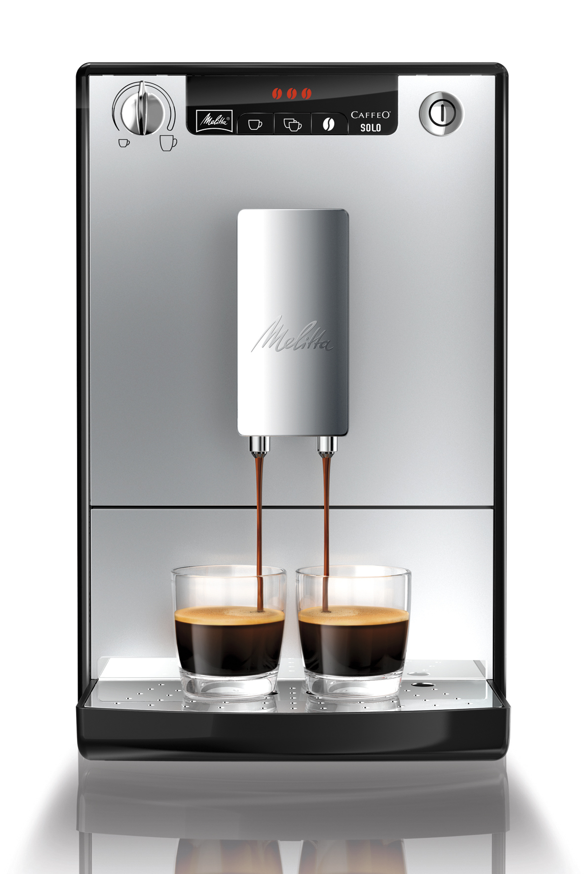 Caffeo SOLO E 950-103 Kaffeevollautomat 1400W 1,2l (Silber)
