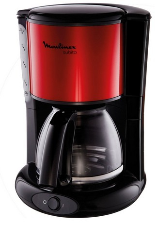 FG360D Subito Filterkaffeemaschine 10-15 Tassen 1,25l (Schwarz, Rot)